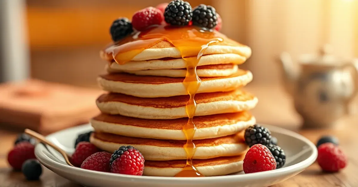 Hotcakes esponjosos con yogurt: receta fácil