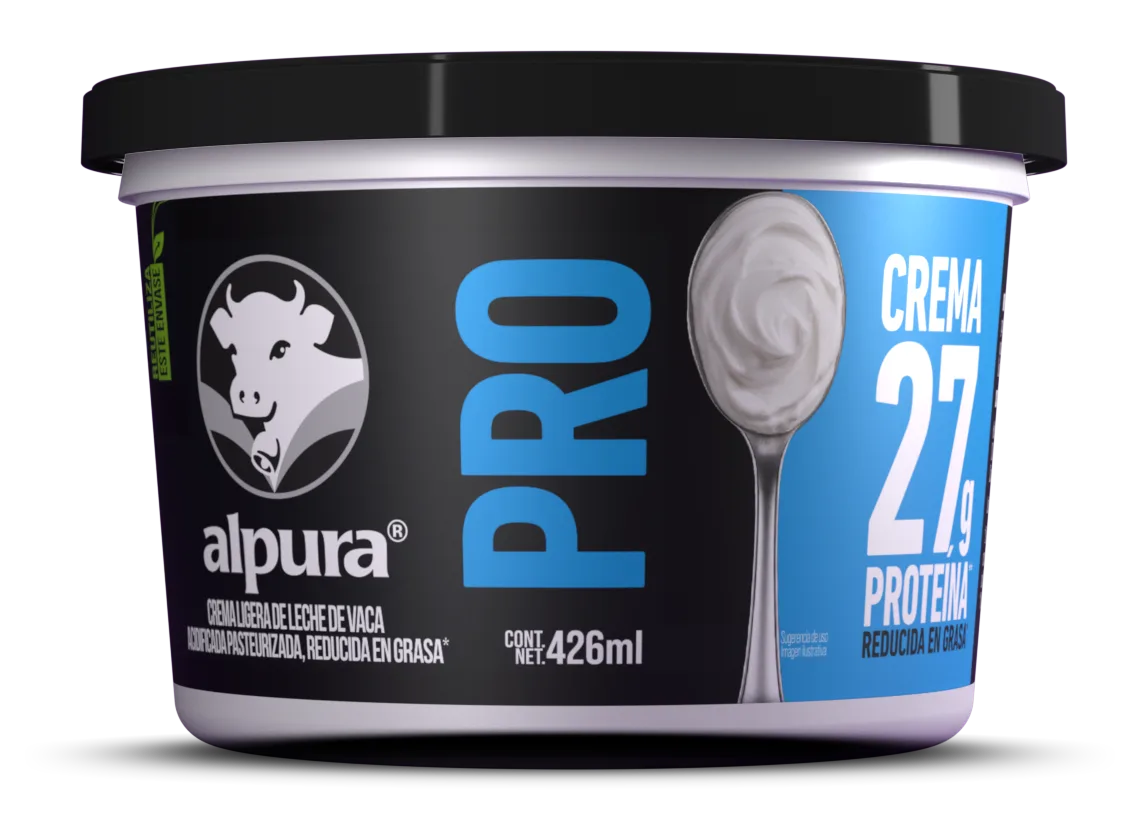 Crema Alpura PRO, 426 ml — 27 g de proteína