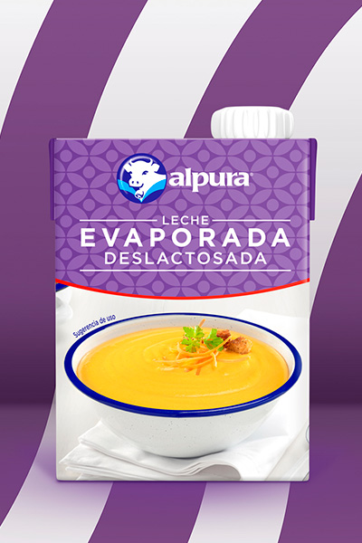 Leche Evaporada Deslactosada | Alpura®
